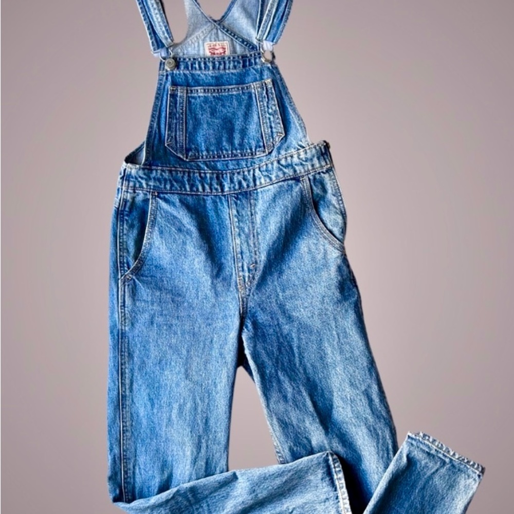 Levi's Premium “Original” Blue Denim Women's Jean Overalls